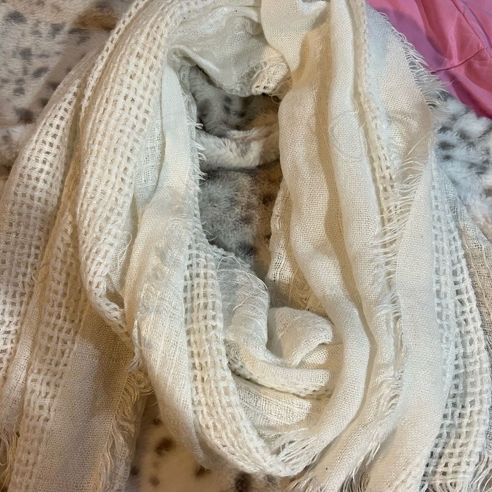 Cream Scarf